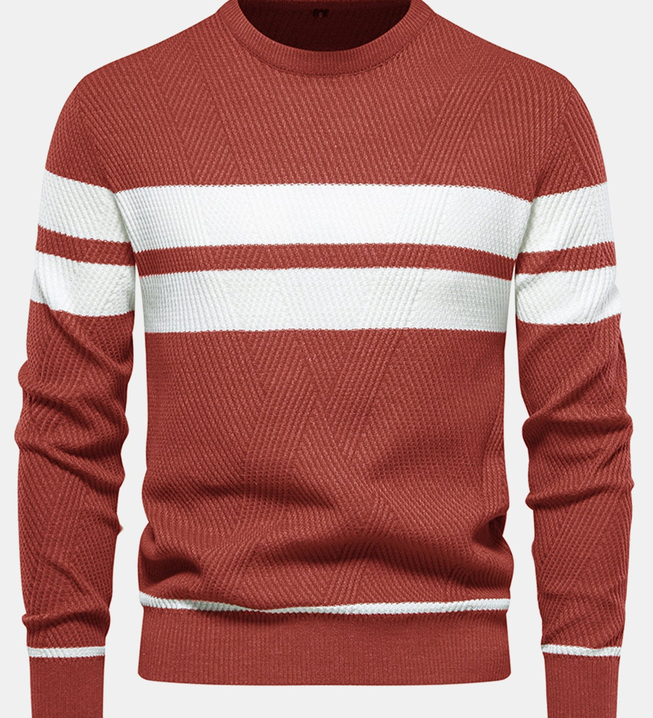 Stripe Crew Neck Sweater