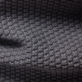 Twist Jacquard Zipper Stand Collar Sweater