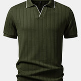 Jacquard Johnny Collar Polo