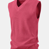 V-Neck Knit Vest