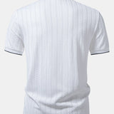 Jacquard Johnny Collar Polo